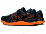 Asics Cúmulo de Gel 23 Zapatillas Azul Francés Naranja Impactante - Image 3