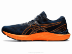 Asics Cúmulo de Gel 23 Zapatillas Azul Francés Naranja Impactante - Image 4