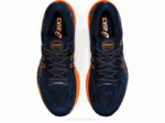 Asics Cúmulo de Gel 23 Zapatillas Azul Francés Naranja Impactante - Image 6