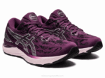 Asics cúmulo de gel 23 zapatillas ciruela profunda plata pura comodidad y estilo - Image 2