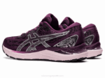 Asics cúmulo de gel 23 zapatillas ciruela profunda plata pura comodidad y estilo - Image 3