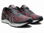 Asics cúmulo de gel 23 zapatillas deportivas gris portador - Image 2