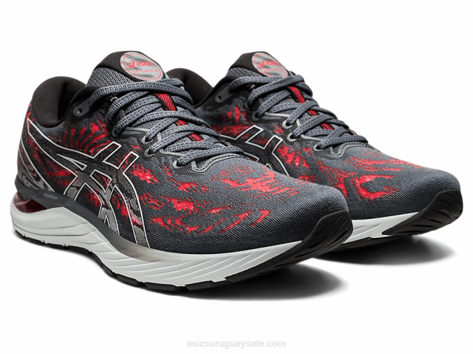 Asics cúmulo de gel 23 zapatillas deportivas gris portador - Image 2