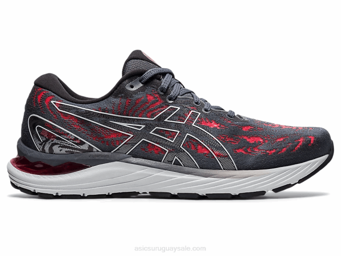 Asics cúmulo de gel 23 zapatillas deportivas gris portador - Image 1