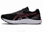 Asics cúmulo de gel 23 zapatillas deportivas negro rojo eléctrico - Image 4