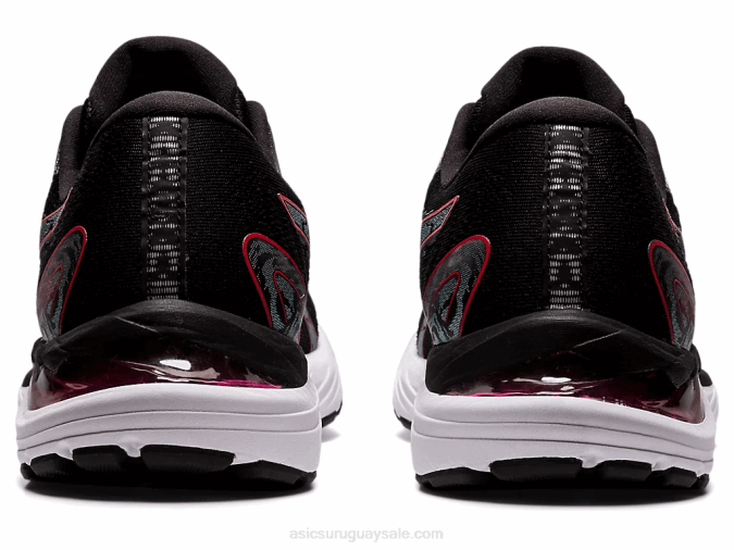 Asics cúmulo de gel 23 zapatillas deportivas negro rojo eléctrico - Image 5