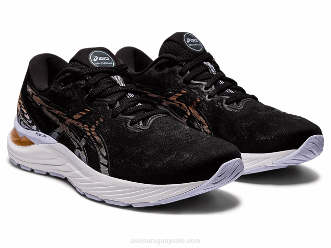 Asics cúmulo de gel 23 zapatillas melocotón negro estilo y confort - Image 2