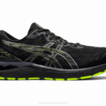 Asics cúmulo de gel 23 zapatillas negras y grises