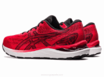 Asics cúmulo de gel 23 zapatillas rojas eléctricas y negras - Image 3