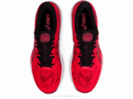 Asics cúmulo de gel 23 zapatillas rojas eléctricas y negras - Image 6