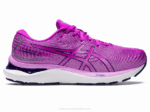 Asics cúmulo de gel 24 orquídea azul marino estilo y comodidad