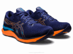 Asics cúmulo de gel 24 zapatillas azul índigo melocotón - Image 2