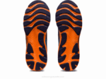Asics cúmulo de gel 24 zapatillas azul índigo melocotón - Image 7