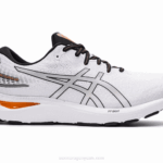 Asics cúmulo de gel 24 zapatillas blancas y grises