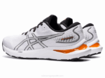 Asics cúmulo de gel 24 zapatillas blancas y grises - Image 3