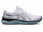 Asics cúmulo de gel 24 zapatillas blancas y negras