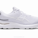 Asics cúmulo de gel 24 zapatillas deportivas blancas cómodas