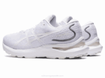 Asics cúmulo de gel 24 zapatillas deportivas blancas cómodas - Image 3