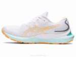 Asics cúmulo de gel 24 zapatillas deportivas blanco naranja - Image 4