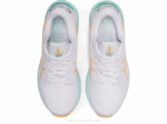 Asics cúmulo de gel 24 zapatillas deportivas blanco naranja - Image 6
