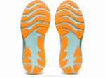 Asics cúmulo de gel 24 zapatillas deportivas blanco naranja - Image 7