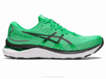 Asics cúmulo de gel 24 zapatillas deportivas cilantro negro