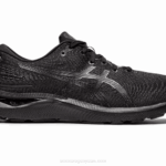 Asics cúmulo de gel 24 zapatillas deportivas negras