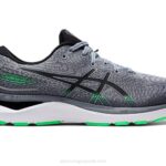Asics cúmulo de gel 24 zapatillas deportivas yeso negro