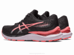 Asics cúmulo de gel 24 zapatillas negras y papaya - Image 3