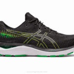 Asics cúmulo de gel 24 zapatillas ralladura lima negra