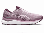 Asics cúmulo de gel 24 zapatillas rosa ciruela profunda