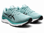 Asics cúmulo de gel 24 zapatillas verde oasis y negro - Image 2