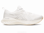 Asics cúmulo de gel 25 zapatillas blancas cómodas y ligeras