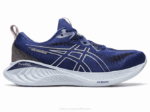 Asics cúmulo de gel azul índigo y cielo para correr