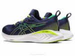 Asics cúmulo de gel medianoche y cilantro para correr - Image 3