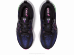 Asics cúmulo de gel negro rosa para correr - Image 6