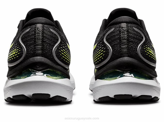 Asics cúmulo de gel negro verde peligro para correr - Image 5