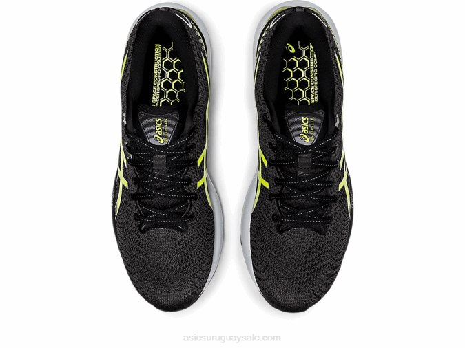 Asics cúmulo de gel negro verde peligro para correr - Image 6