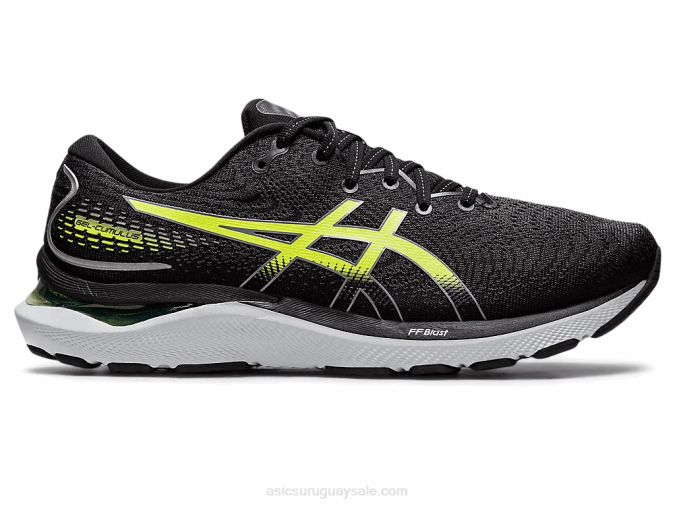 Asics cúmulo de gel negro verde peligro para correr - Image 1