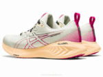 Asics cúmulo de gel verde rosa susurro estilo deportivo - Image 3