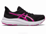 Asics Delirio Negro Rosa Zapatillas Deportivas Ultra Cómodas
