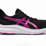 Asics Delirio Negro Rosa Zapatillas Deportivas Ultra Cómodas
