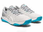 Asics deslizamiento de curso gel gris glaciar acuario comodidad y estilo - Image 2