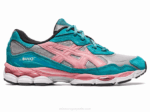 Asics Despierto Gel NYC Zapatillas Plata Pura Pizarra Verde Azul