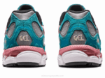 Asics Despierto Gel NYC Zapatillas Plata Pura Pizarra Verde Azul - Image 5