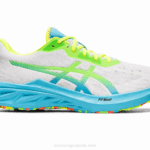 Asics dinablasto 2 zapatillas gecko blanco verde para correr