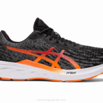 Asics dinablasto 2 zapatillas negras naranjas con impacto