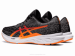 Asics dinablasto 2 zapatillas negras naranjas con impacto - Image 3