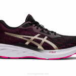 Asics dinablasto 2 Zapatillas negras y champán para correr