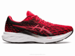 Asics dinablasto 2 Zapatillas Rojas Eléctricas y Negras